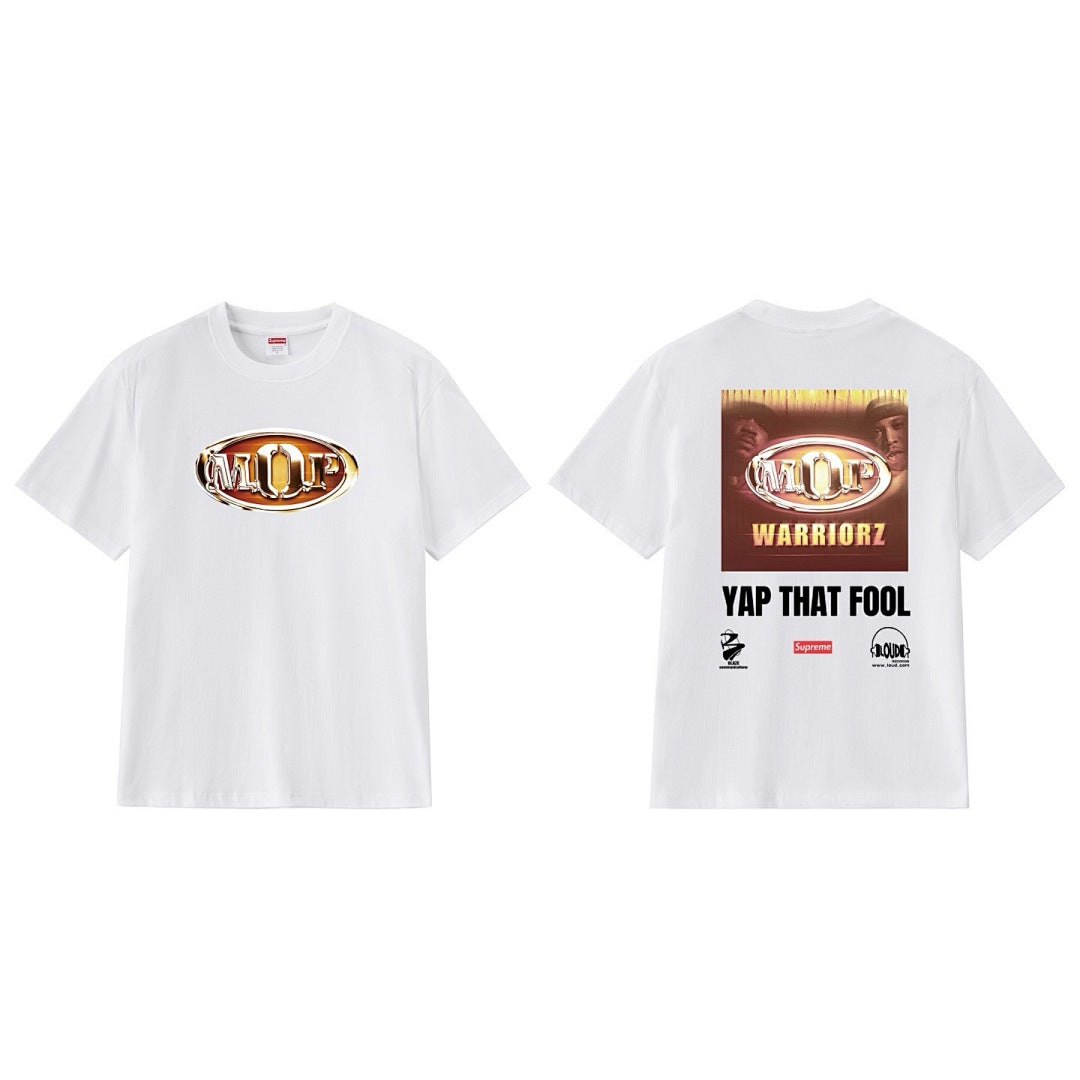 款号M293#p40💰 Supreme 24FW MOP Hooded 说唱组合联名 短袖T恤衫 宽松版型 采用260克精梳棉双纱 从面料到辅料全部三标齐全跟足ZP 进口松井公司浆料印花绝不开裂 - view 12