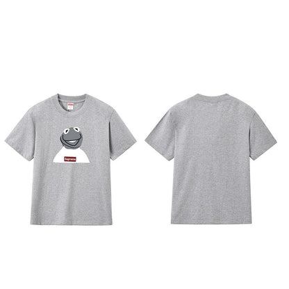 款号M297#p40💰 supreme 08ss kermit 芝麻街 青蛙 人物 photo tee 短袖 宽松版型 采用260克精梳棉双纱 从面料到辅料全部三标齐全跟足ZP 进口松井公司浆料印花 - view 4