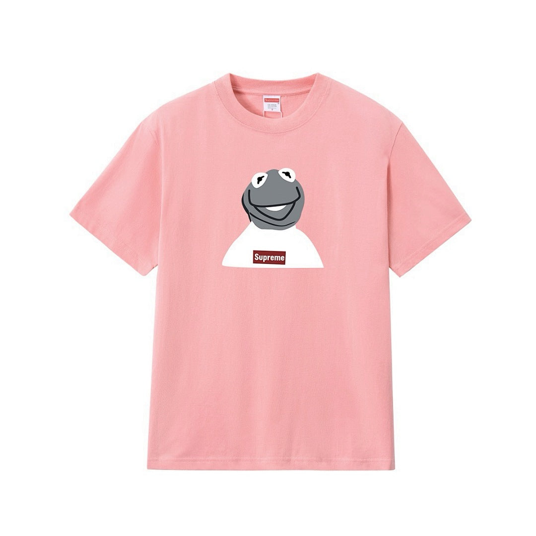款号M297#p40💰 supreme 08ss kermit 芝麻街 青蛙 人物 photo tee 短袖 宽松版型 采用260克精梳棉双纱 从面料到辅料全部三标齐全跟足ZP 进口松井公司浆料印花 - view 5
