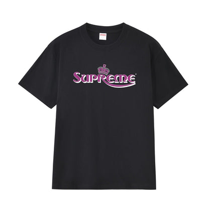 款号M299#40💰 SupSS23 WEEK18系列 CROWN TEE 字母印花圆领套头短袖T恤男女同款 宽松版型 采用260克精梳棉双纱 从面料到辅料全部三标齐全跟足ZP 进口松井公司浆料印花 - view 12