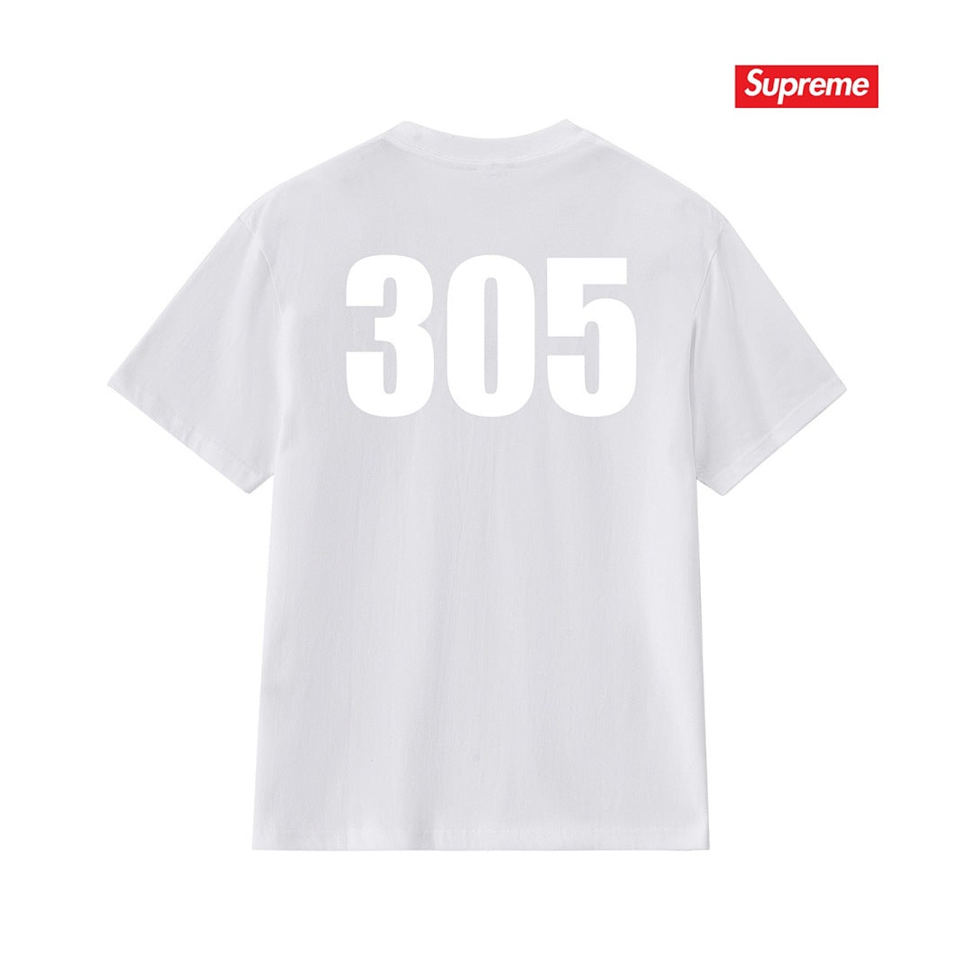 款号M303#p40💰 Sup 25SS Miami Box Logo Tee 迈阿密开业限定男女款短袖T恤 宽松版型 采用260克精梳棉双纱 从面料到辅料全部三标齐全跟足ZP 进口松井公司浆料印花 - view 4