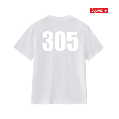 款号M303#p40💰 Sup 25SS Miami Box Logo Tee 迈阿密开业限定男女款短袖T恤 宽松版型 采用260克精梳棉双纱 从面料到辅料全部三标齐全跟足ZP 进口松井公司浆料印花 - view 4