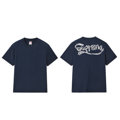 款号M304#p40💰 新款Sup 25SS Tape Tee 背后Logo印花纯棉宽松圆领T恤 男女同款 宽松版型 采用260克精梳棉双纱 从面料到辅料全部三标齐全跟足ZP 进口松井公司浆料印花 - view 2