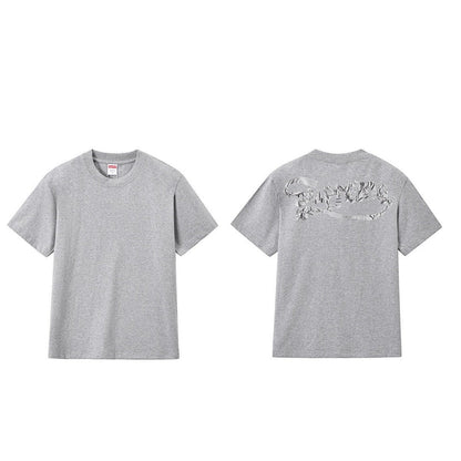 款号M304#p40💰 新款Sup 25SS Tape Tee 背后Logo印花纯棉宽松圆领T恤 男女同款 宽松版型 采用260克精梳棉双纱 从面料到辅料全部三标齐全跟足ZP 进口松井公司浆料印花 - view 4