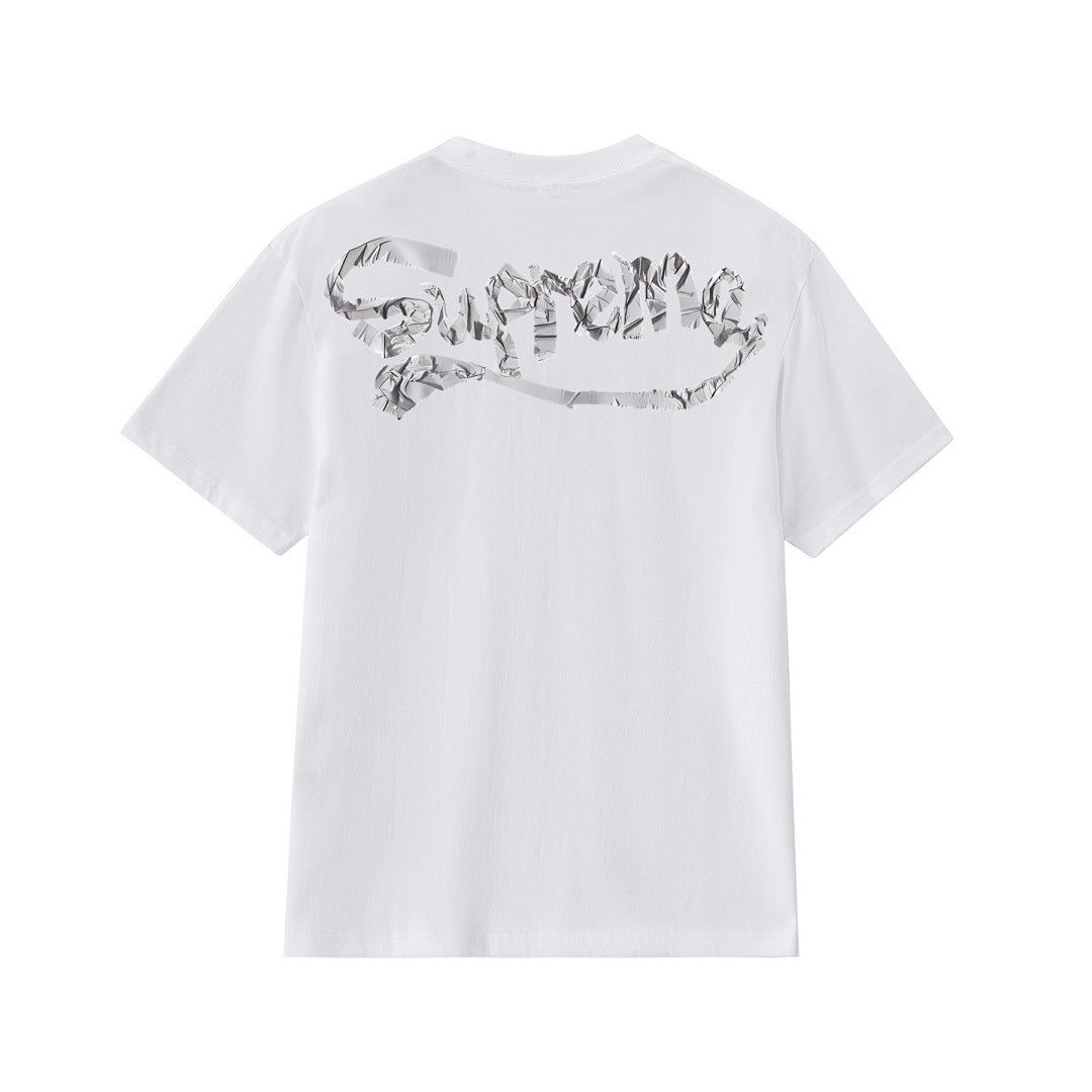 款号M304#p40💰 新款Sup 25SS Tape Tee 背后Logo印花纯棉宽松圆领T恤 男女同款 宽松版型 采用260克精梳棉双纱 从面料到辅料全部三标齐全跟足ZP 进口松井公司浆料印花 - view 7