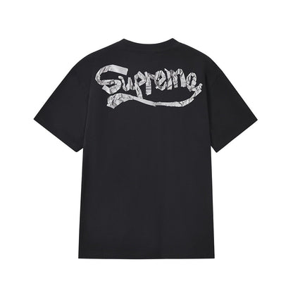 款号M304#p40💰 新款Sup 25SS Tape Tee 背后Logo印花纯棉宽松圆领T恤 男女同款 宽松版型 采用260克精梳棉双纱 从面料到辅料全部三标齐全跟足ZP 进口松井公司浆料印花 - view 11