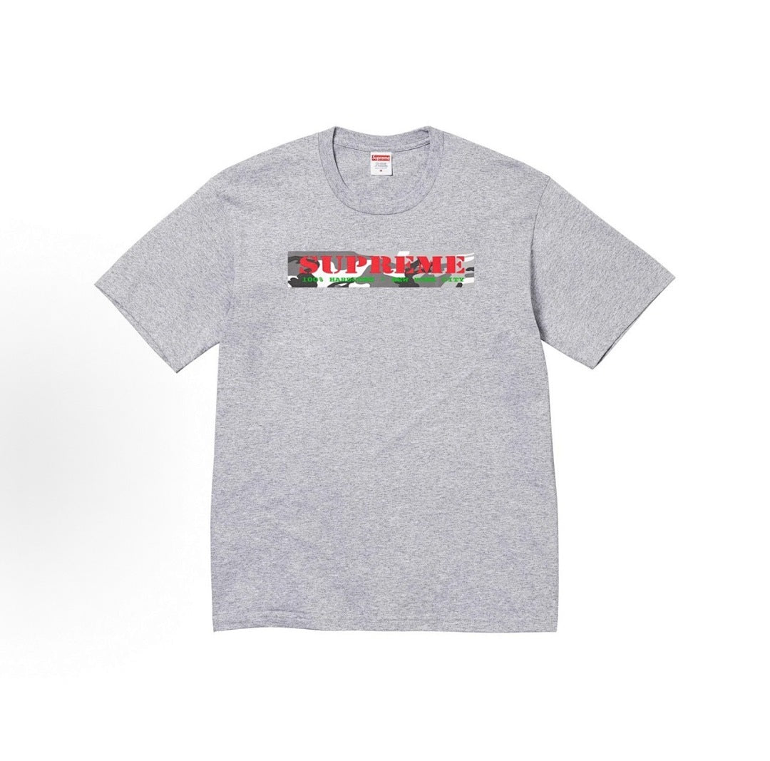 款号M311#p40💰 Supreme SS25 WEEK18 Summer Tee 夏季T恤系列 Hardcore Tee 迷彩logo印花圆领短袖T恤 男女同款 宽松版型 采用260克精梳棉双纱 - view 3