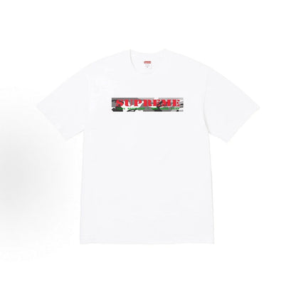 款号M311#p40💰 Supreme SS25 WEEK18 Summer Tee 夏季T恤系列 Hardcore Tee 迷彩logo印花圆领短袖T恤 男女同款 宽松版型 采用260克精梳棉双纱 - view 4