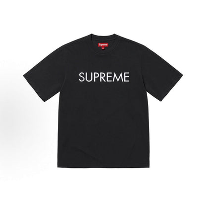 款号M313#p40💰 Supreme SS25 斜纹徽标印花舒适短袖TT恤 男女同款 宽松版型 采用260克精梳棉双纱 从面料到辅料全部三标齐全跟足ZP 进口松井公司浆料印花绝不开裂 整件做法 - view 6