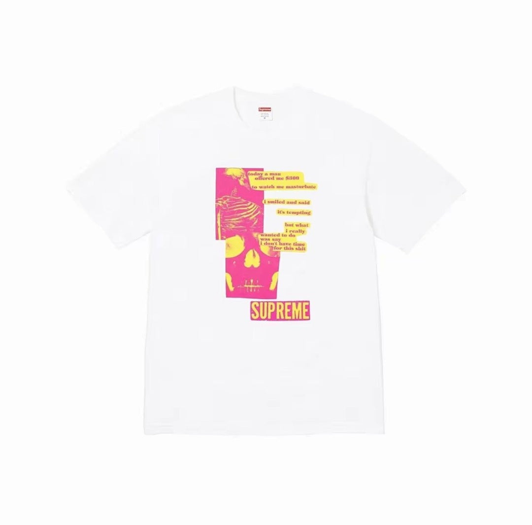 款号M315#p40💰 Supreme WEEK1 Anatomy Tee 胸前印花图案舒适短袖T恤 男女同款 宽松版型 采用260克精梳棉双纱 从面料到辅料全部三标齐全跟足ZP 进口松井公司浆料印 - view 4
