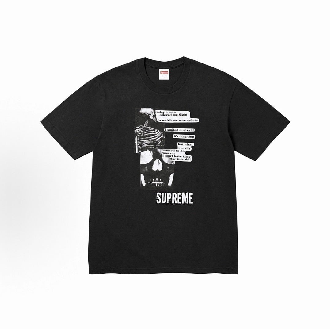 款号M315#p40💰 Supreme WEEK1 Anatomy Tee 胸前印花图案舒适短袖T恤 男女同款 宽松版型 采用260克精梳棉双纱 从面料到辅料全部三标齐全跟足ZP 进口松井公司浆料印 - view 6