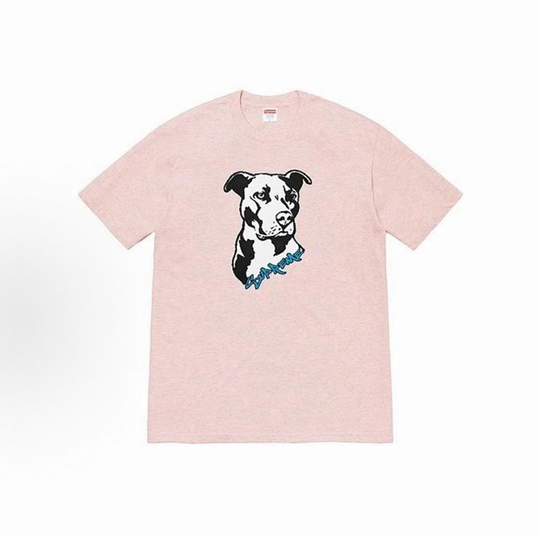 款号M324#p40💰 Supreme Week 18 Pitbull Tee 斗牛犬印花迷彩短袖美式潮流T恤 男女同款 宽松版型 采用260克精梳棉双纱 从面料到辅料全部三标齐全跟足ZP 进口松井 - view 1