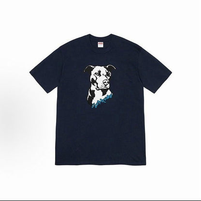 款号M324#p40💰 Supreme Week 18 Pitbull Tee 斗牛犬印花迷彩短袖美式潮流T恤 男女同款 宽松版型 采用260克精梳棉双纱 从面料到辅料全部三标齐全跟足ZP 进口松井 - view 4