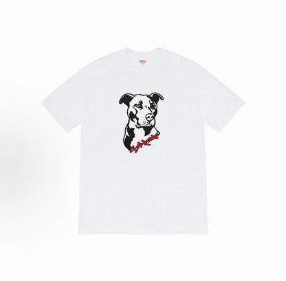 款号M324#p40💰 Supreme Week 18 Pitbull Tee 斗牛犬印花迷彩短袖美式潮流T恤 男女同款 宽松版型 采用260克精梳棉双纱 从面料到辅料全部三标齐全跟足ZP 进口松井 - view 5