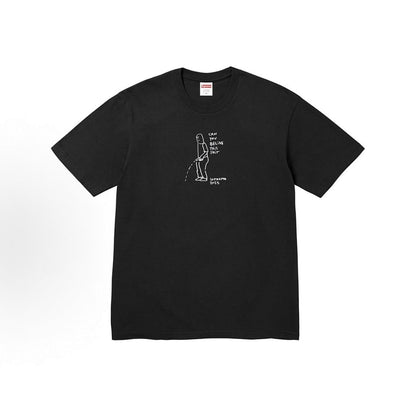 款号M325#p40💰 Supreme SS25 WEEK18 Summer Tee 夏季T恤系列 Gonz Tee 线条印花图案圆领短袖T恤 男女同款 宽松版型 采用260克精梳棉双纱 从面料到辅 - view 4