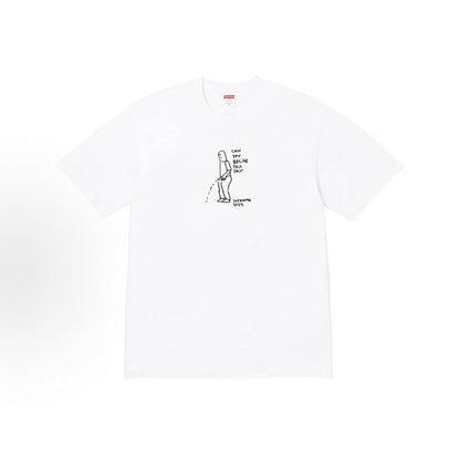 款号M325#p40💰 Supreme SS25 WEEK18 Summer Tee 夏季T恤系列 Gonz Tee 线条印花图案圆领短袖T恤 男女同款 宽松版型 采用260克精梳棉双纱 从面料到辅 - view 6