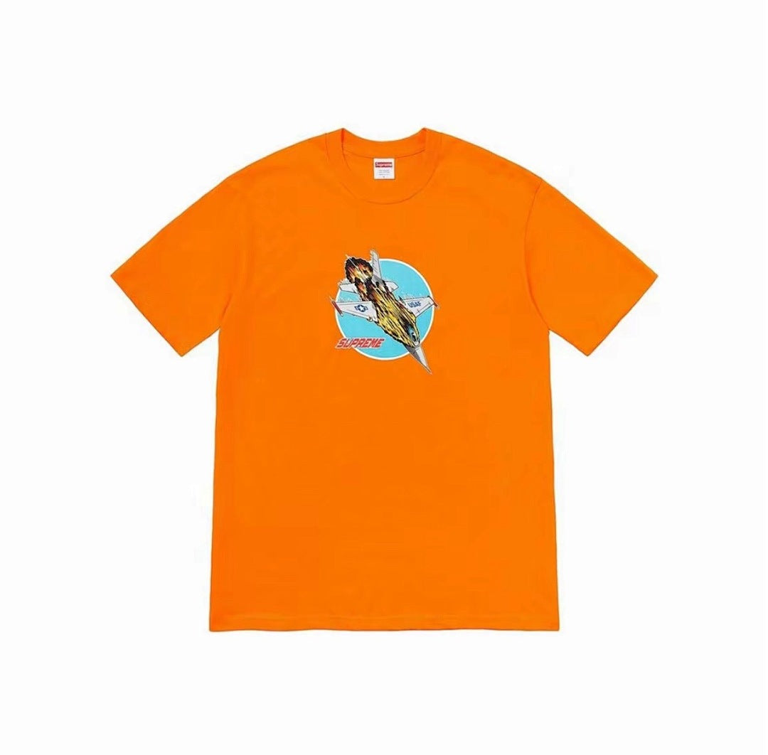 款号M331#p40💰 Supreme FW20 Week 1 Jet Tee 喷射飞机印花圆领短袖美式潮流T恤 男女同款 宽松版型 采用260克精梳棉双纱 从面料到辅料全部三标齐全跟足ZP 进口松 - view 2