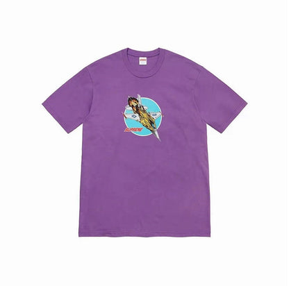 款号M331#p40💰 Supreme FW20 Week 1 Jet Tee 喷射飞机印花圆领短袖美式潮流T恤 男女同款 宽松版型 采用260克精梳棉双纱 从面料到辅料全部三标齐全跟足ZP 进口松 - view 3
