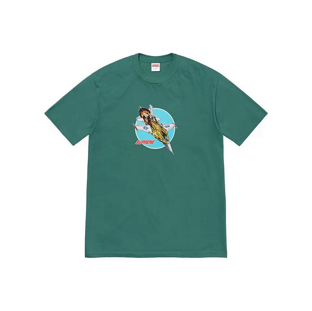 款号M331#p40💰 Supreme FW20 Week 1 Jet Tee 喷射飞机印花圆领短袖美式潮流T恤 男女同款 宽松版型 采用260克精梳棉双纱 从面料到辅料全部三标齐全跟足ZP 进口松 - view 4