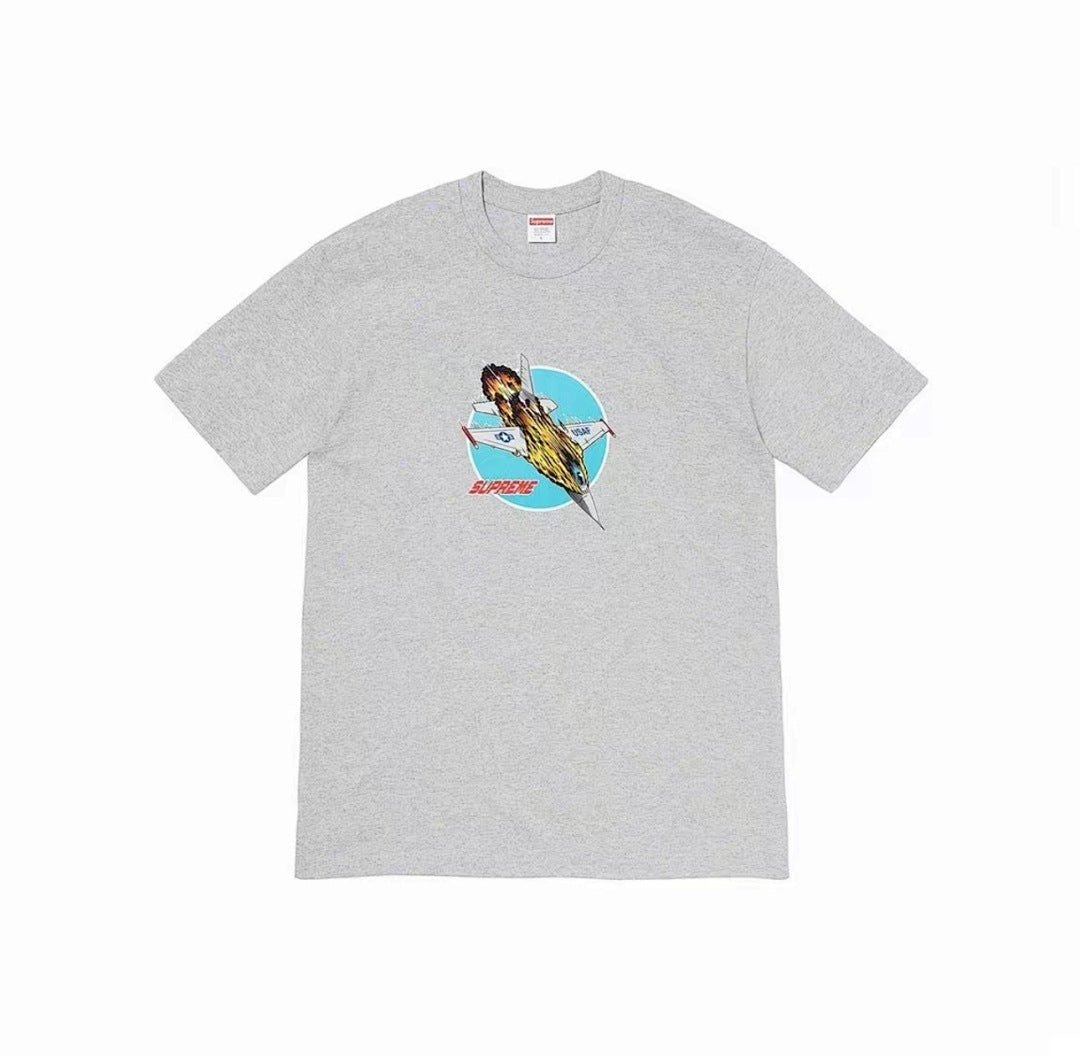 款号M331#p40💰 Supreme FW20 Week 1 Jet Tee 喷射飞机印花圆领短袖美式潮流T恤 男女同款 宽松版型 采用260克精梳棉双纱 从面料到辅料全部三标齐全跟足ZP 进口松 - view 5