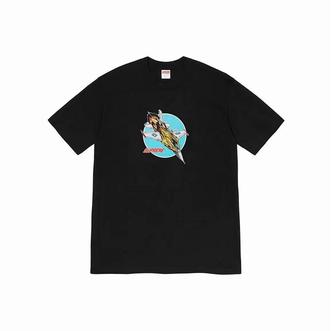 款号M331#p40💰 Supreme FW20 Week 1 Jet Tee 喷射飞机印花圆领短袖美式潮流T恤 男女同款 宽松版型 采用260克精梳棉双纱 从面料到辅料全部三标齐全跟足ZP 进口松 - view 8