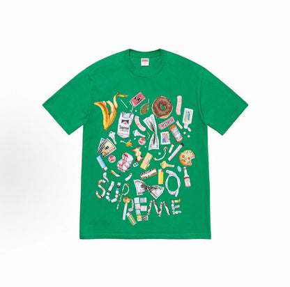 款号M335#40💰 Supreme SS23 WEEK18系列 TRASH TEE 卡通动漫图案印花圆领套头短袖T恤 男女同款 宽松版型 采用260克精梳棉双纱 从面料到辅料全部三标齐全跟足ZP - view 1