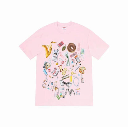 款号M335#40💰 Supreme SS23 WEEK18系列 TRASH TEE 卡通动漫图案印花圆领套头短袖T恤 男女同款 宽松版型 采用260克精梳棉双纱 从面料到辅料全部三标齐全跟足ZP - view 2