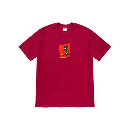 款号M340#40💰 Supreme Week 1 Mouse Tee 全棉老鼠印花圆领短袖美式潮流T恤 男女同款 宽松版型 采用260克精梳棉双纱 从面料到辅料全部三标齐全跟足ZP 进口松井公司 - view 1