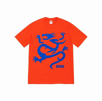 款号M341#p40💰 Supreme SS23 WEEK18系列 MOBB DEEP DRAGON TEE 字母卡通动漫印花圆领套头短袖美式潮流T恤 男女同款 宽松版型 采用260克精梳棉双纱 - view 1