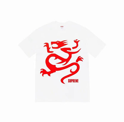 款号M341#p40💰 Supreme SS23 WEEK18系列 MOBB DEEP DRAGON TEE 字母卡通动漫印花圆领套头短袖美式潮流T恤 男女同款 宽松版型 采用260克精梳棉双纱 - view 5