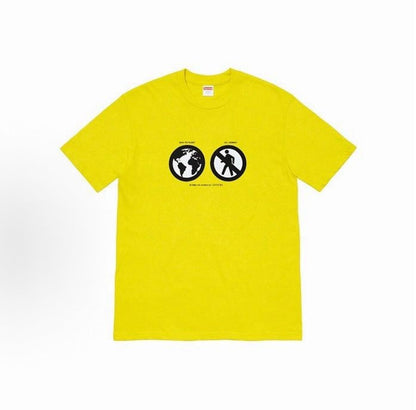 款号M343#p40💰 Supreme FW19 Week 1 Save The Planet Tee 拯救地球短袖美式潮流T恤 男女同款 红色 宽松版型 采用260克精梳棉双纱 从面料到辅料全部 - view 3