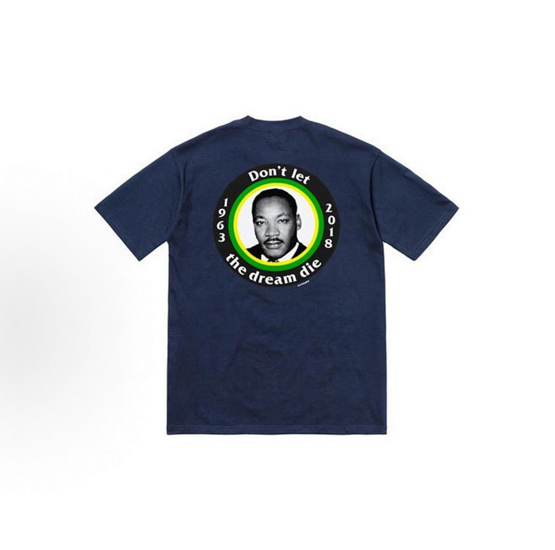 款号M346#p40💰 Supreme SS18 MLK Dream Tee Black 马丁路德金 短袖美式潮流T恤 男女同款 黑色 宽松版型 采用260克精梳棉双纱 从面料到辅料全部三标齐全跟足 - view 5