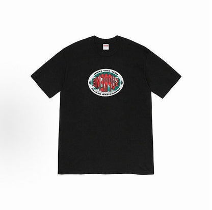 款号M347#p40💰 Supreme FW19 Week 1 New Shit Tee 字母logo印花短袖美式潮流T恤 男女同款 黑色 宽松版型 采用260克精梳棉双纱 从面料到辅料全部三标齐 - view 12
