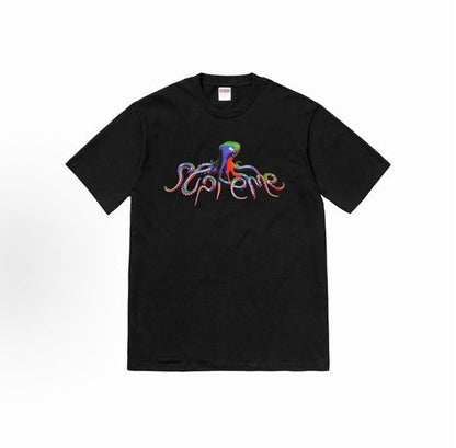 款号M349#p40💰 Supreme SS18 Tentacles Tee Pale Yellow 触手 印花短袖美式潮流T恤 男女同款 宽松版型 采用260克精梳棉双纱 从面料到辅料全部三标 - view 5