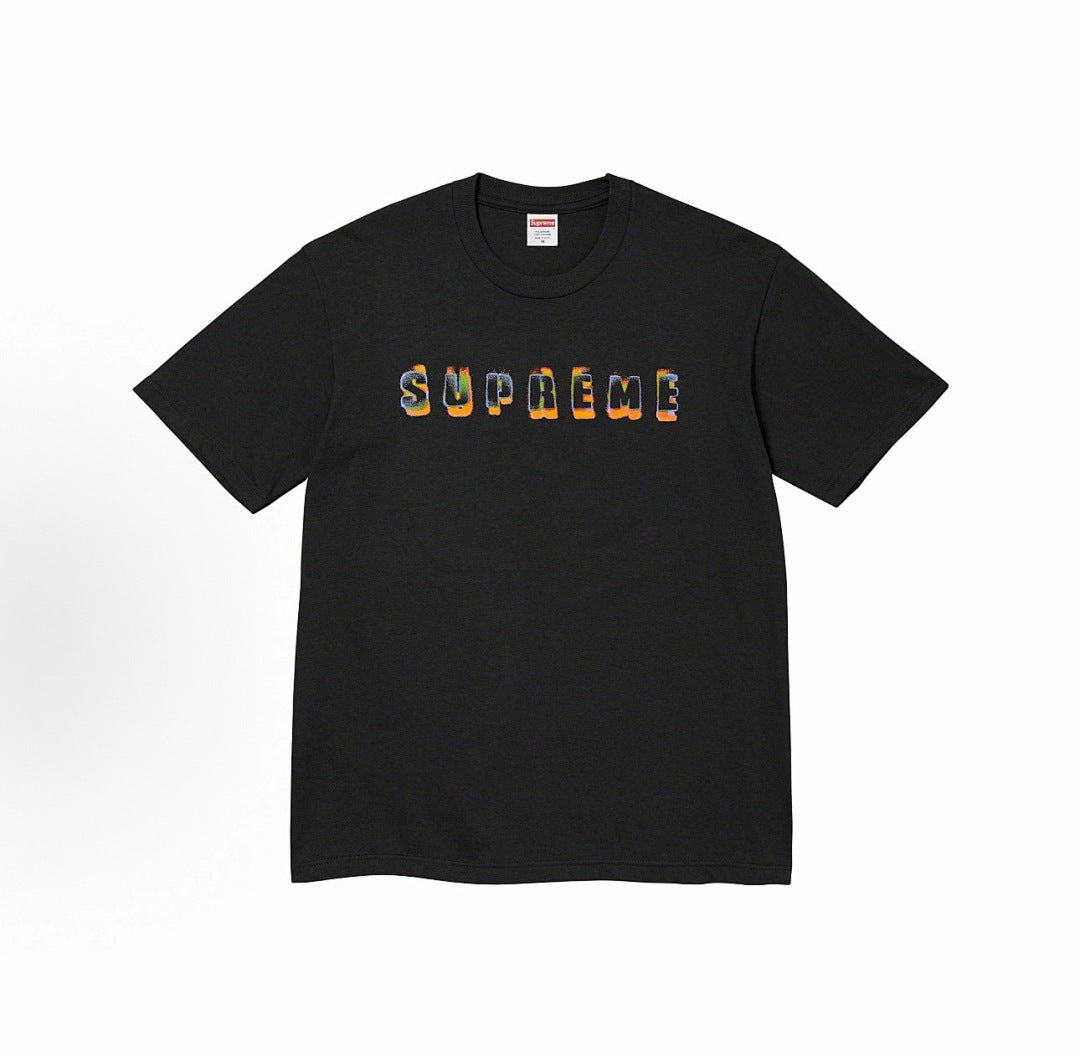 款号M350#p40💰 Supreme FW23 秋冬系列 WEEK1 STENCIL TEE 模板字母Logo印花圆领套头短袖T恤 男女同款 宽松版型 采用260克精梳棉双纱 从面料到辅料全部三 - view 5