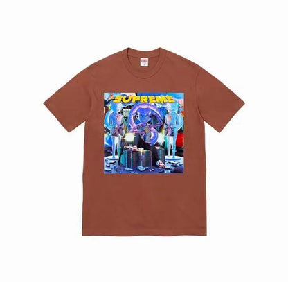 款号M351#p40💰 Supreme Week 1 Richest Tee 美式潮流圆领字母印花短袖T恤 男女同款 宽松版型 采用260克精梳棉双纱 从面料到辅料全部三标齐全跟足ZP 进口松井 - view 2