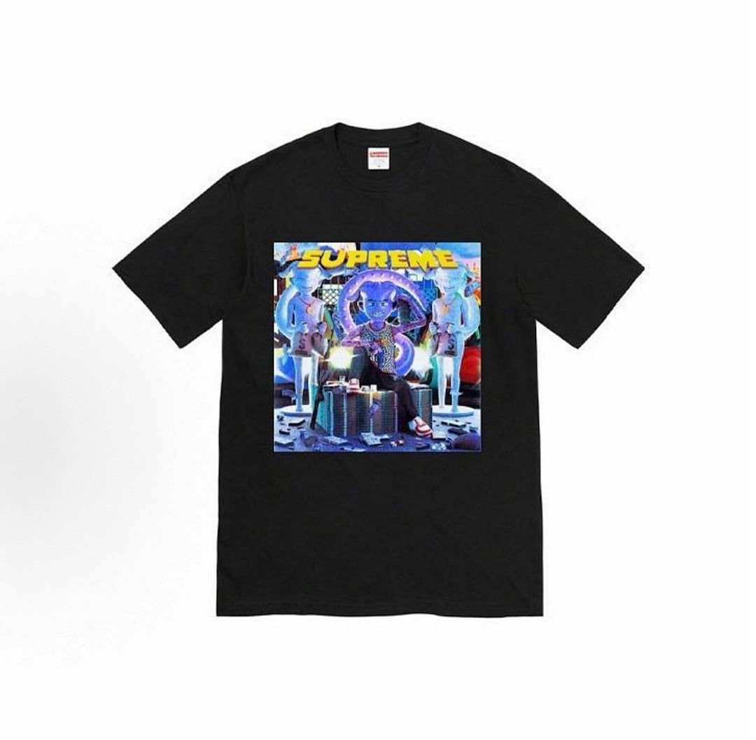 款号M351#p40💰 Supreme Week 1 Richest Tee 美式潮流圆领字母印花短袖T恤 男女同款 宽松版型 采用260克精梳棉双纱 从面料到辅料全部三标齐全跟足ZP 进口松井 - view 4