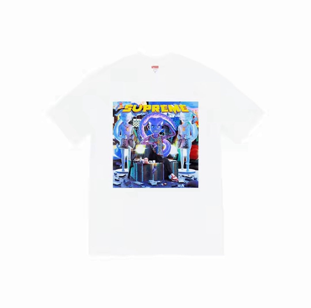 款号M351#p40💰 Supreme Week 1 Richest Tee 美式潮流圆领字母印花短袖T恤 男女同款 宽松版型 采用260克精梳棉双纱 从面料到辅料全部三标齐全跟足ZP 进口松井 - view 5