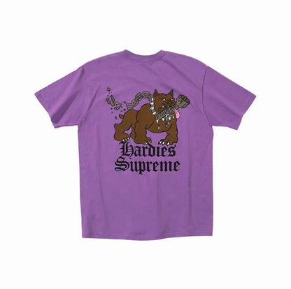 款号M352#p40💰 Supreme x Hardies 联名款 SS23 WEEK17 DOG TEE 字母动物图案印花圆领短袖美式潮流T恤 男女同款 宽松版型 采用260克精梳棉双纱 从面料 - view 6