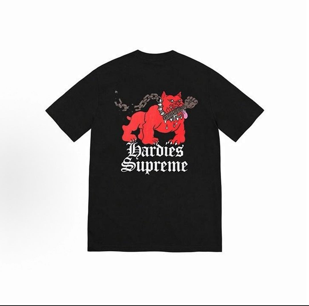 款号M352#p40💰 Supreme x Hardies 联名款 SS23 WEEK17 DOG TEE 字母动物图案印花圆领短袖美式潮流T恤 男女同款 宽松版型 采用260克精梳棉双纱 从面料 - view 7
