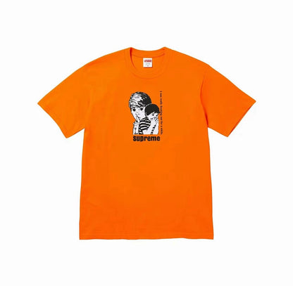 款号M353#p40💰 Supreme FW23 秋冬系列 WEEK1 FREAKING OUT TEE 惊吓头像字母Logo印花圆领短袖美式潮流T恤 男女同款 宽松版型 采用260克精梳棉双纱 从 - view 2