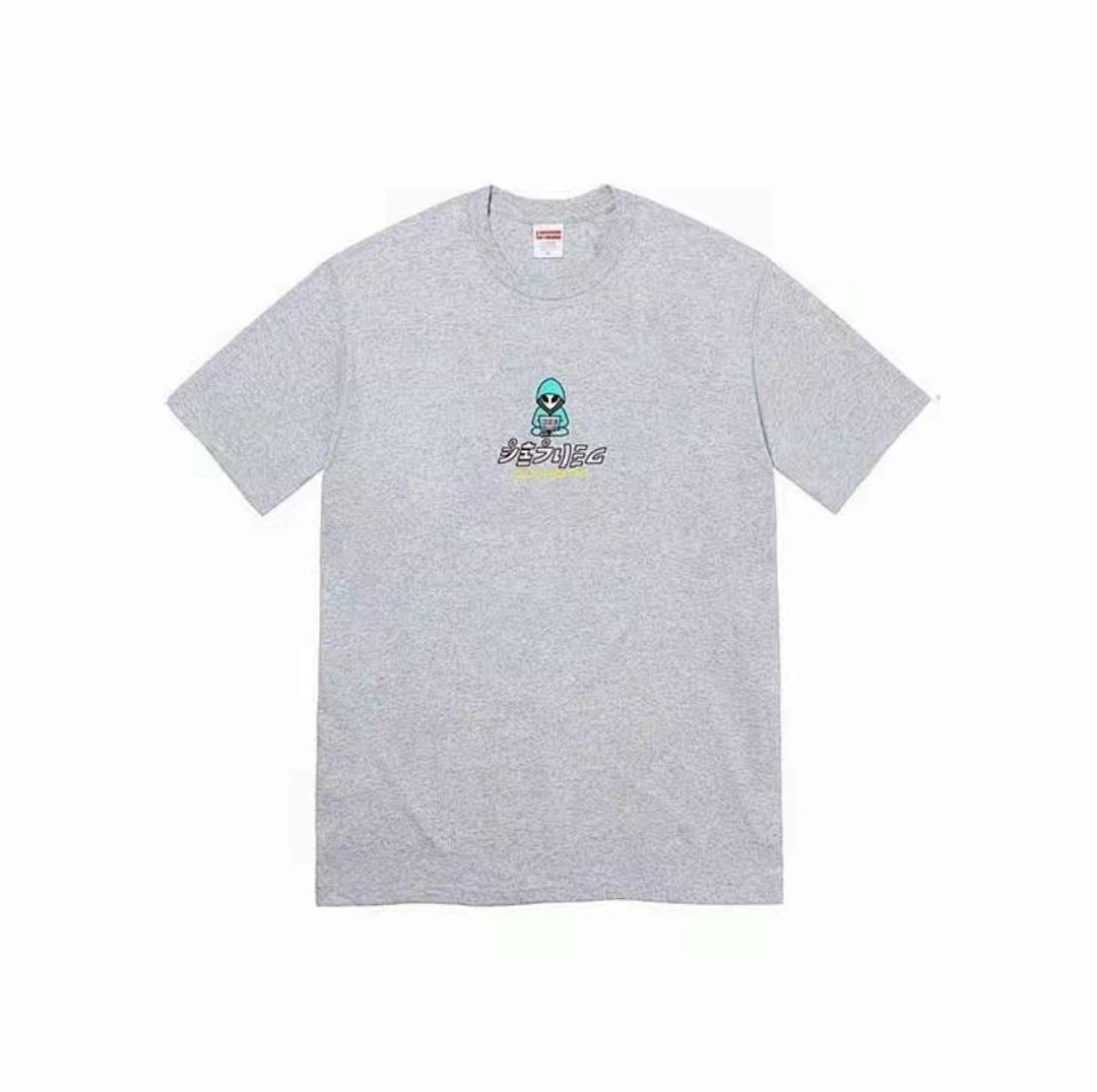 款号M355#p40💰 Supreme SS22 Week 8 Alien Tee 圆领套头外星人图案卡通印花舒适短袖美式潮流T恤 男女同款 宽松版型 采用260克精梳棉双纱 从面料到辅料全部三标 - view 3