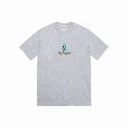 款号M355#p40💰 Supreme SS22 Week 8 Alien Tee 圆领套头外星人图案卡通印花舒适短袖美式潮流T恤 男女同款 宽松版型 采用260克精梳棉双纱 从面料到辅料全部三标 - view 3