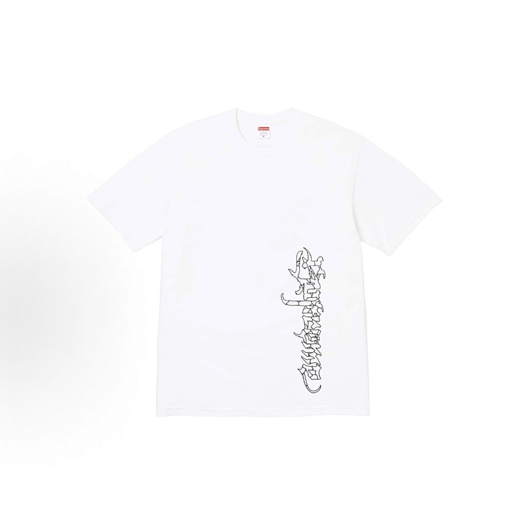 款号M356#p40💰 Supreme FW24 WEEK1 Satan Tee 背面艺术字logo印花短袖美式潮流T恤 男女同款 宽松版型 采用260克精梳棉双纱 从面料到辅料全部三标齐全跟足Z - view 2