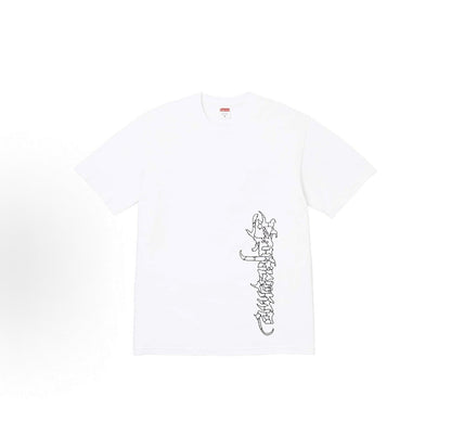 款号M356#p40💰 Supreme FW24 WEEK1 Satan Tee 背面艺术字logo印花短袖美式潮流T恤 男女同款 宽松版型 采用260克精梳棉双纱 从面料到辅料全部三标齐全跟足Z - view 2