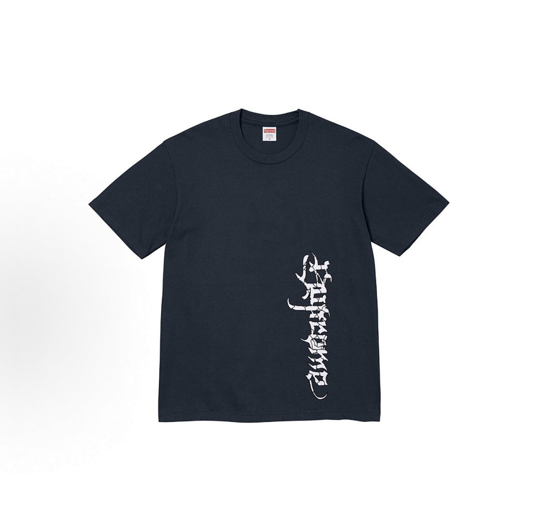 款号M356#p40💰 Supreme FW24 WEEK1 Satan Tee 背面艺术字logo印花短袖美式潮流T恤 男女同款 宽松版型 采用260克精梳棉双纱 从面料到辅料全部三标齐全跟足Z - view 4