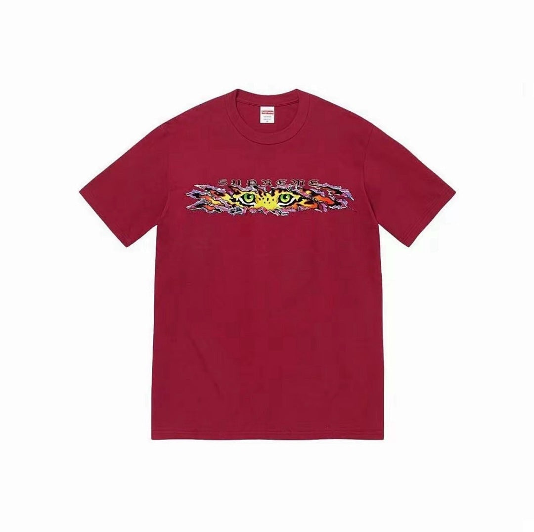 款号M357#p40💰 Supreme SS22 Week 19 Eyes Tee 动物眼睛印花短袖美式潮流T恤 男款 宽松版型 采用260克精梳棉双纱 从面料到辅料全部三标齐全跟足ZP 进口松井 - view 3