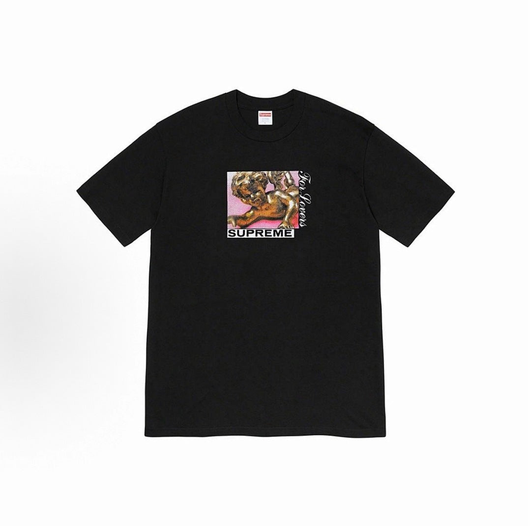 款号M358#p40💰 Supreme FW20系列 Week 1 Lovers Tee 丘比特卡通印花圆领短袖美式潮流T恤 男女同款 宽松版型 采用260克精梳棉双纱 从面料到辅料全部三标齐全跟 - view 6