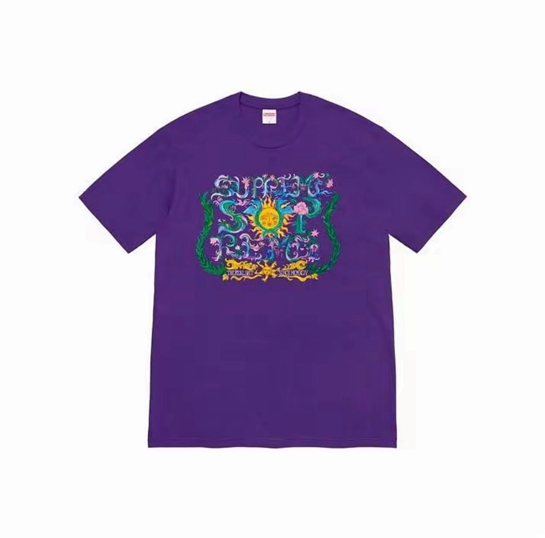 款号M360#40💰 Supreme Week 1 Crest Tee 美式潮流图腾印花圆领短袖T恤 男女同款 宽松版型 采用260克精梳棉双纱 从面料到辅料全部三标齐全跟足ZP 进口松井公司浆料 - view 3
