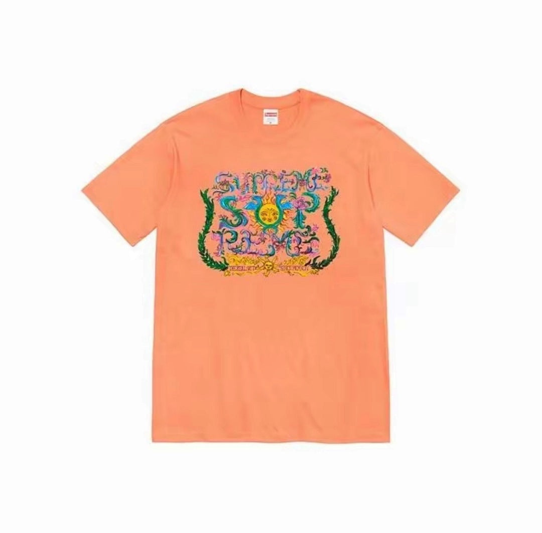 款号M360#40💰 Supreme Week 1 Crest Tee 美式潮流图腾印花圆领短袖T恤 男女同款 宽松版型 采用260克精梳棉双纱 从面料到辅料全部三标齐全跟足ZP 进口松井公司浆料 - view 4
